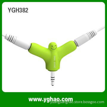 YGH382 samsung phone splitter for music sharing